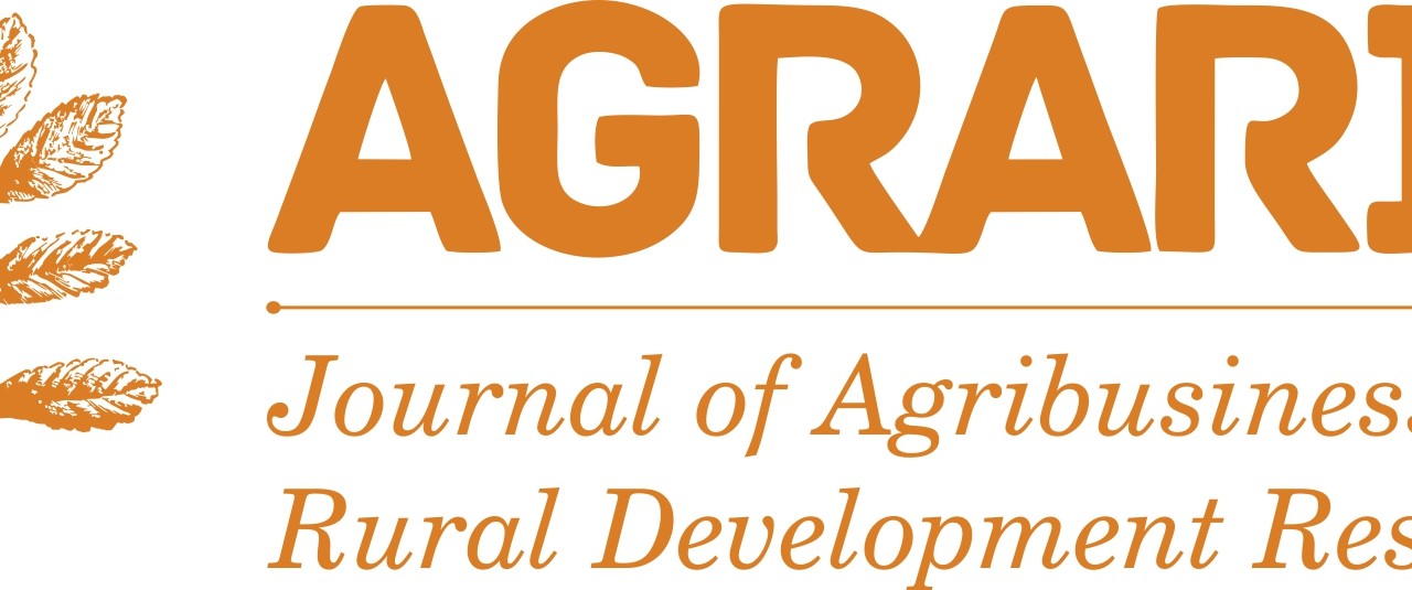 Journal of Agribusiness and Rural Development Research